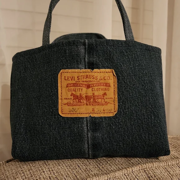 Handmade Denim Mini Bag - Picture 1 of 1